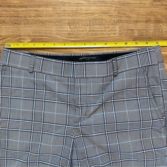 BANANA REPUBLIC 4 Ryan Glen Plaid Trousers Stretch Corpcore Business Academia - Picture 12 of 16